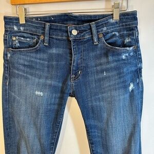 Denim & Supply Ralph Lauren Jeans Womens Sz 29/32 Distressed Blue Denim Skinny
